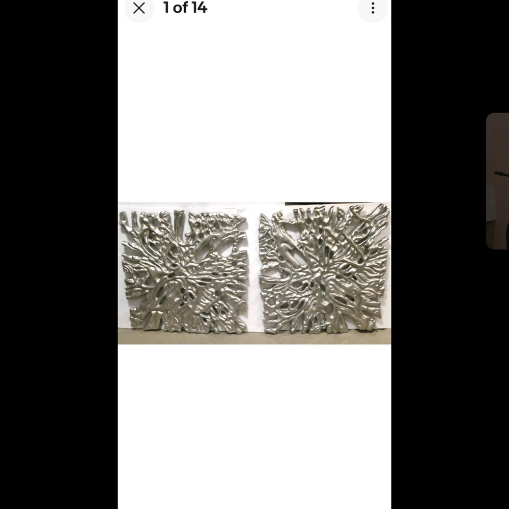 Square Root By Phillips Collection Wall Art Silve… - image 2